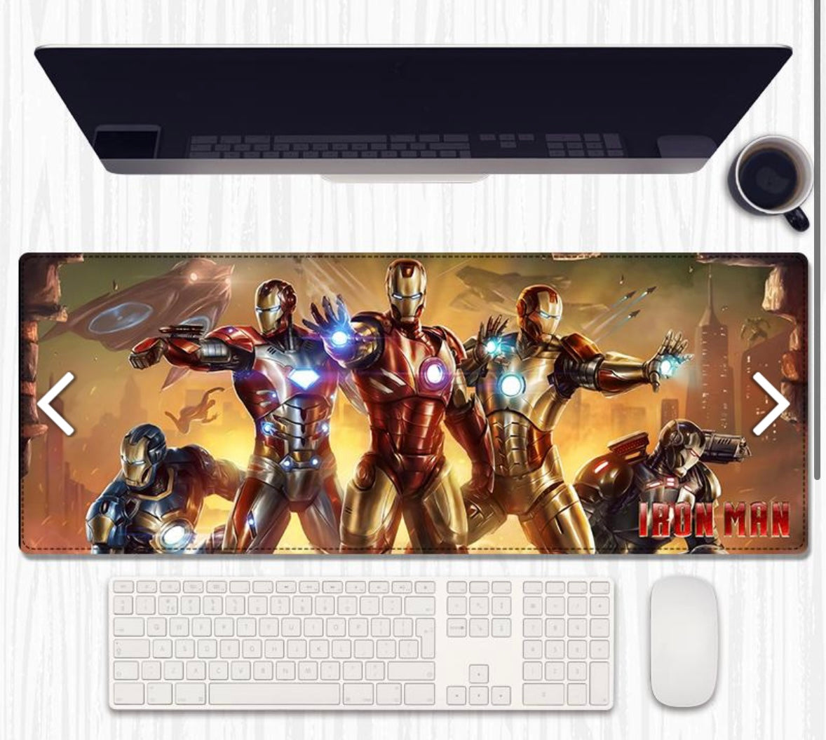 Iron Man - “Suit up your workspace! Add a spark of genius with our Iron Man-inspired design. 🔥🦾 #PoweredByStark”