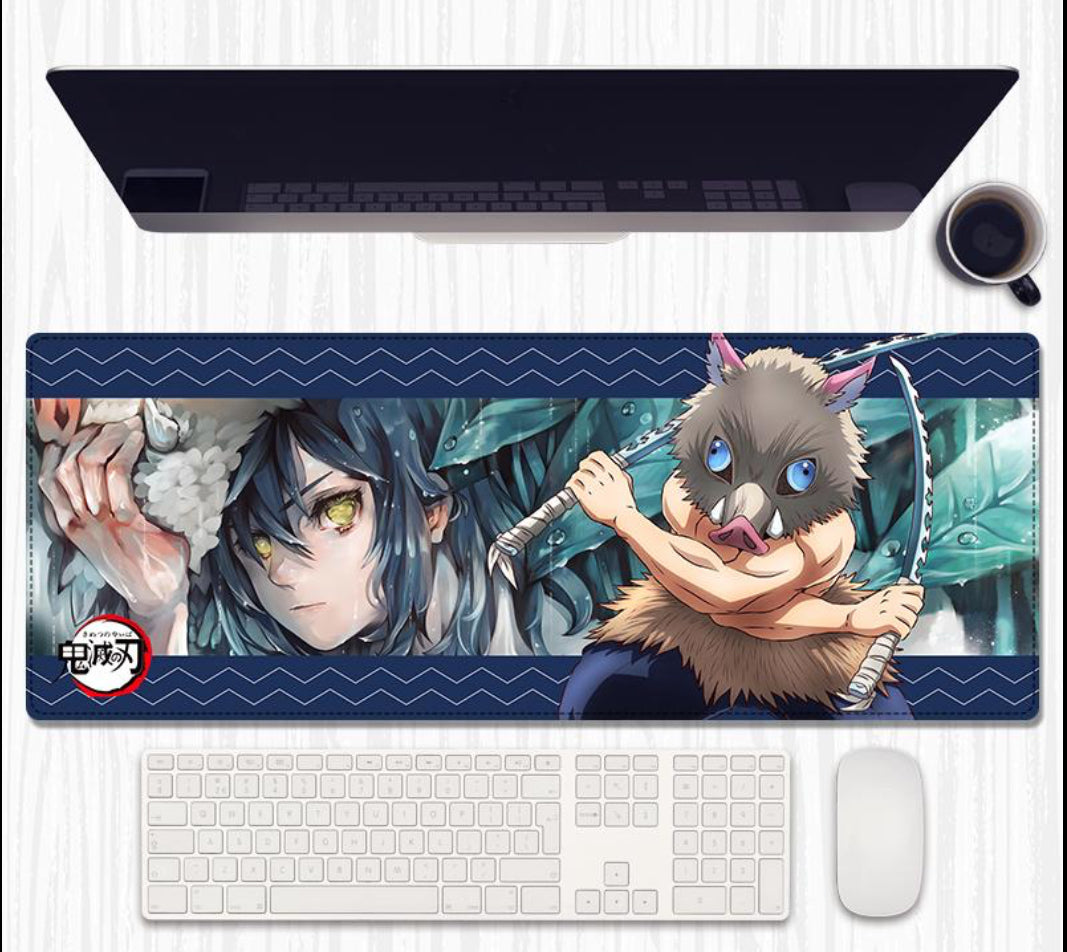 Demon Slayer - “Unleash the power of the Demon Slayer Corps with this stunning desk mat – where courage and elegance meet your workspace!”